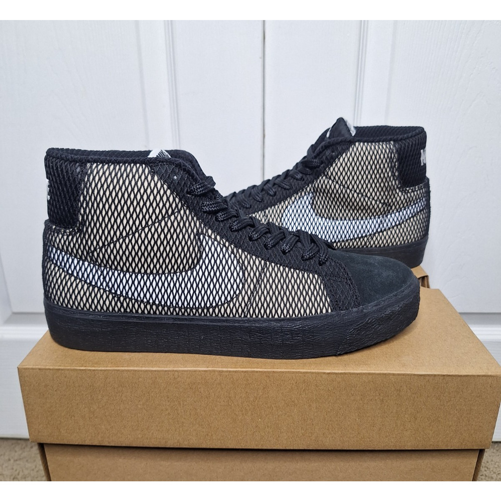 Nike SB Zoom Blazer Mid Premium White Black size 10 FN6038-100 No Box